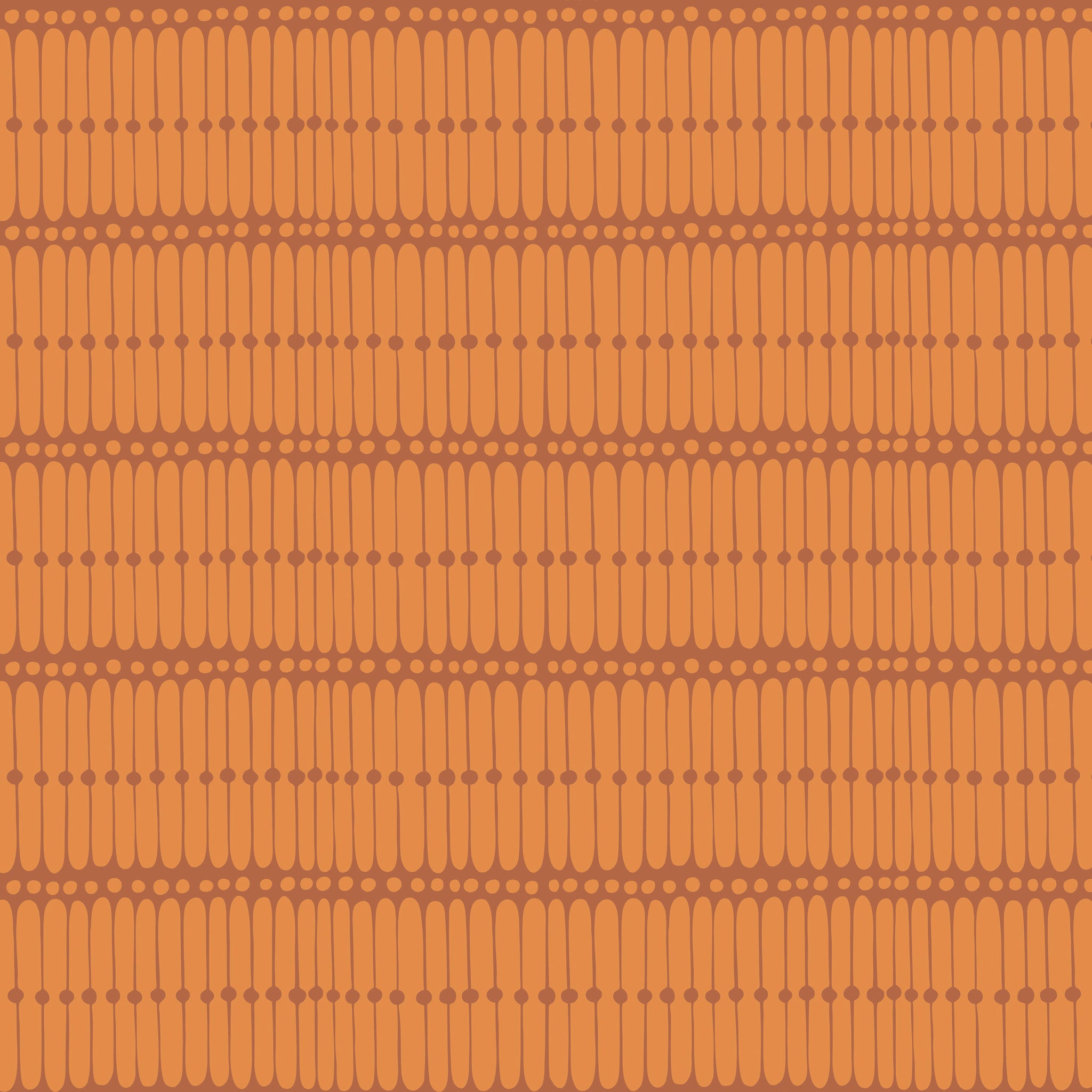 Hornsea Wallpaper - Beaded Terracotta