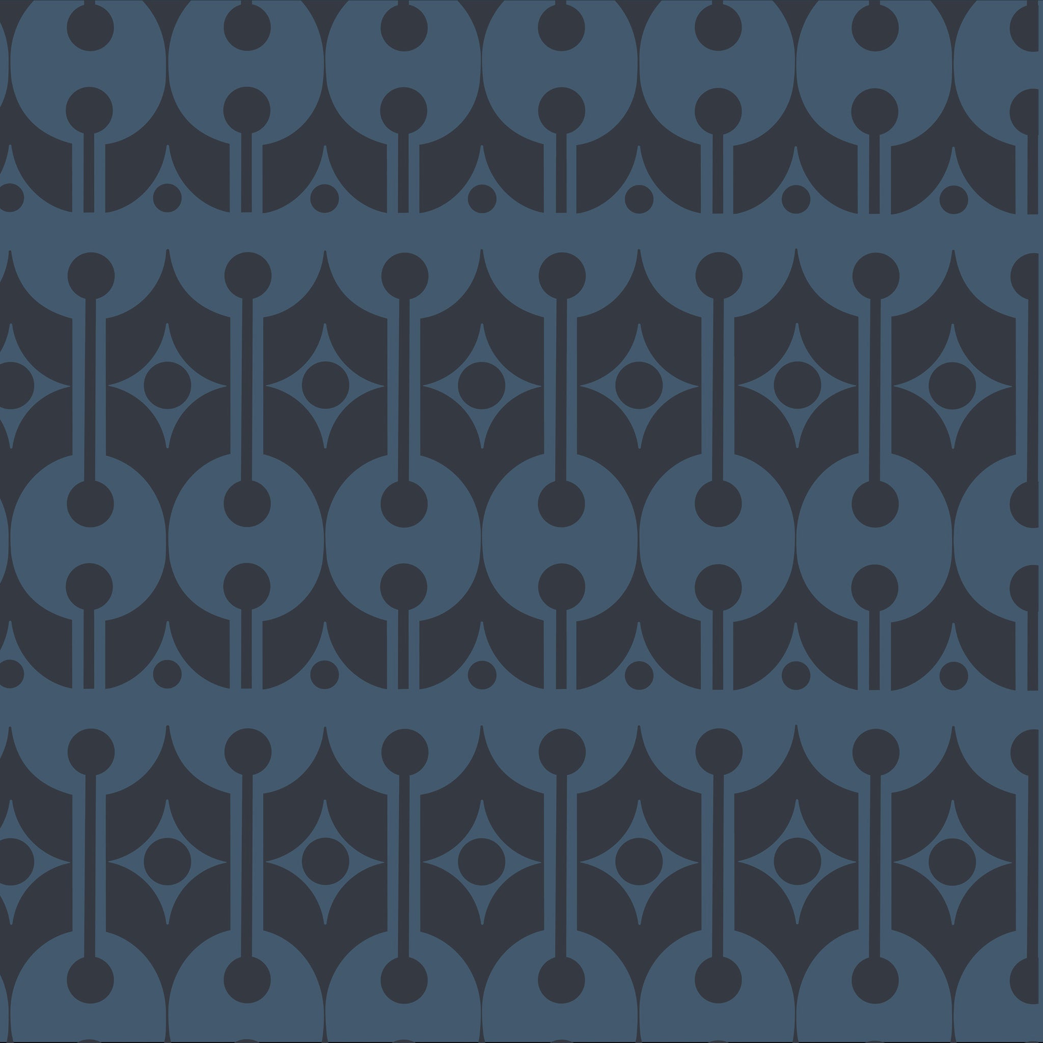Hornsea Wallpaper - Heirloom Midnight Blue