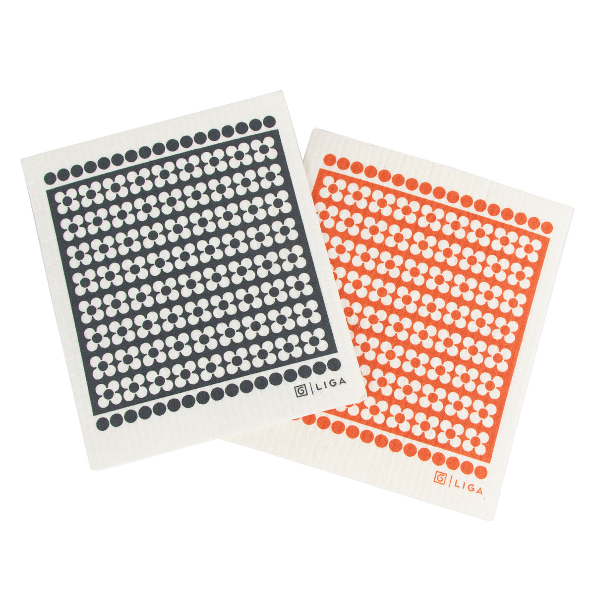 Liga x Hornsea ECO Set of 2 Dishcloths - Saffron